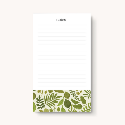 Floral Lined Notepad