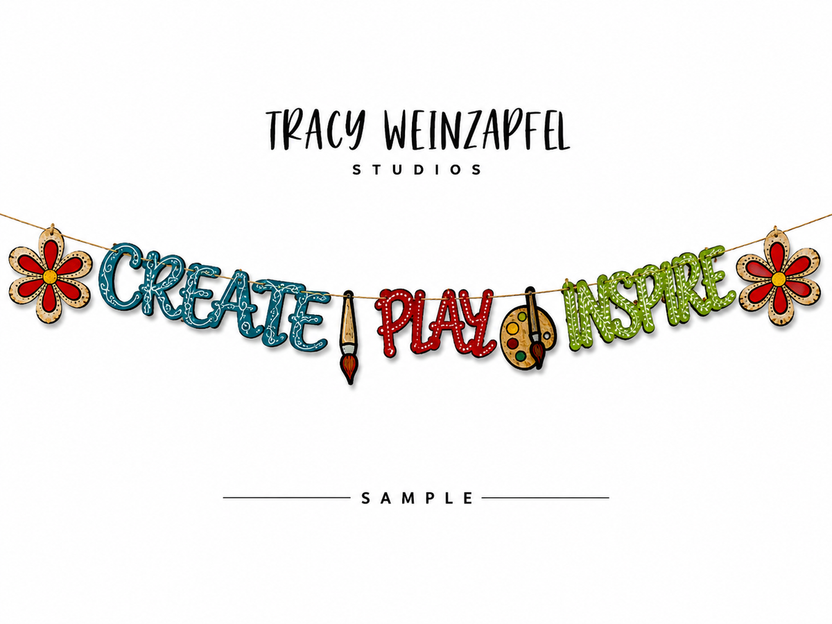 Create Play Inspire DIY Banner Kit