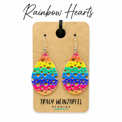 Teardrop Acrylic Earrings