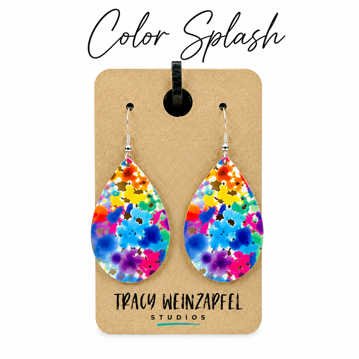 Teardrop Acrylic Earrings