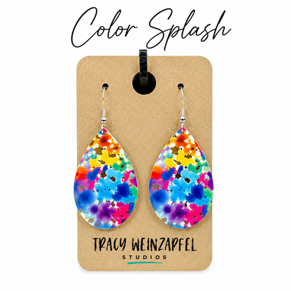 Teardrop Acrylic Earrings