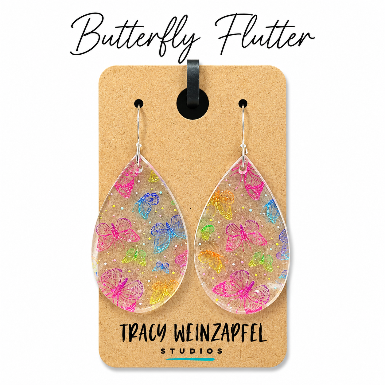 Teardrop Acrylic Earrings