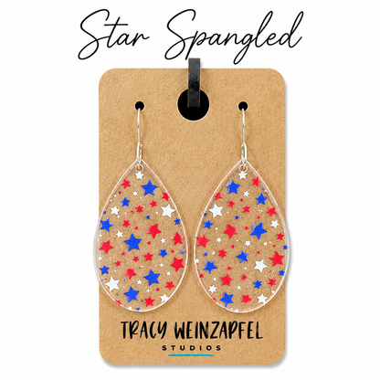 Teardrop Acrylic Earrings
