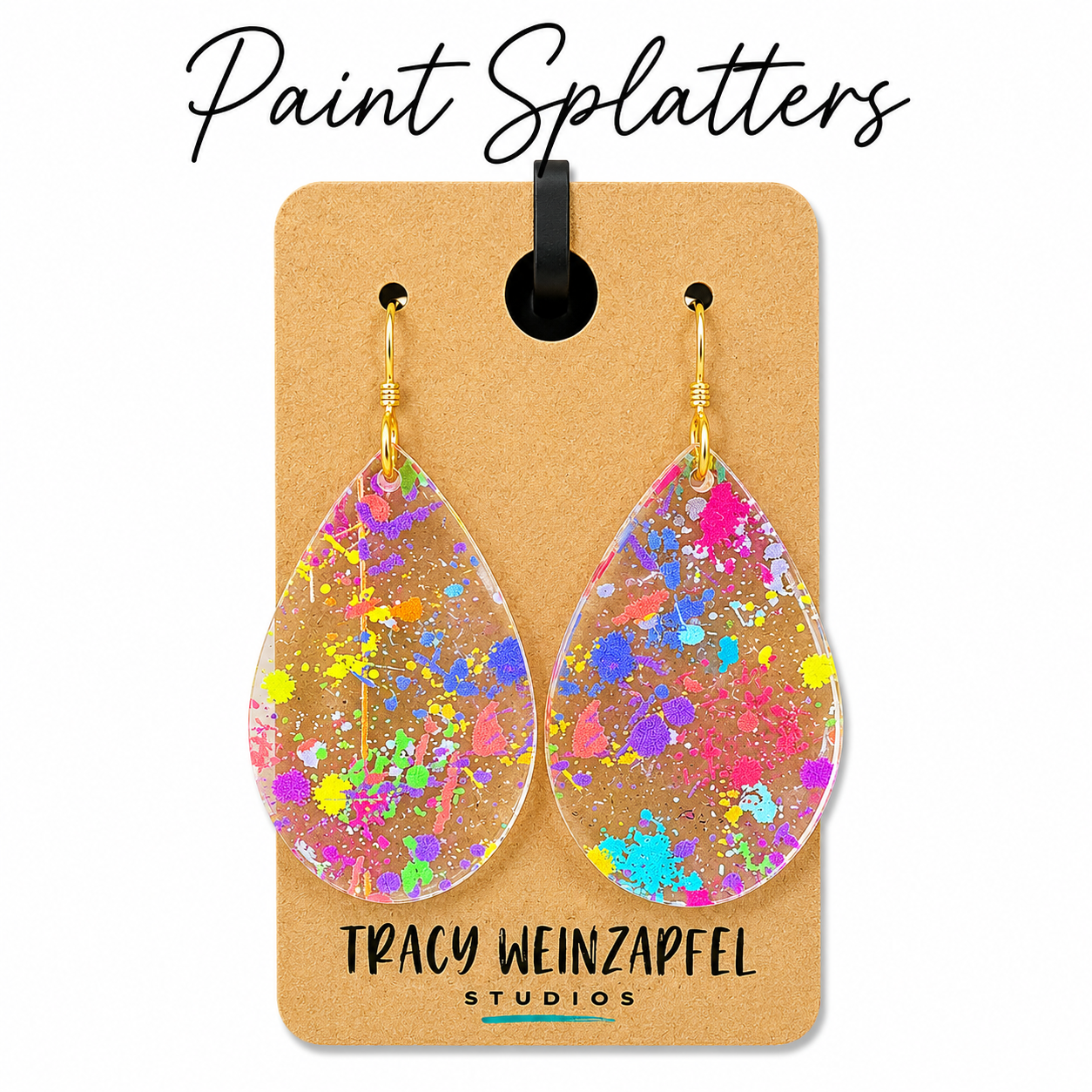 Teardrop Acrylic Earrings