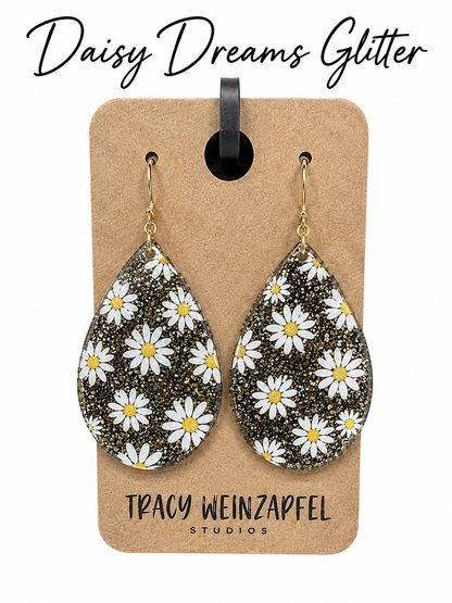 Teardrop Acrylic Earrings