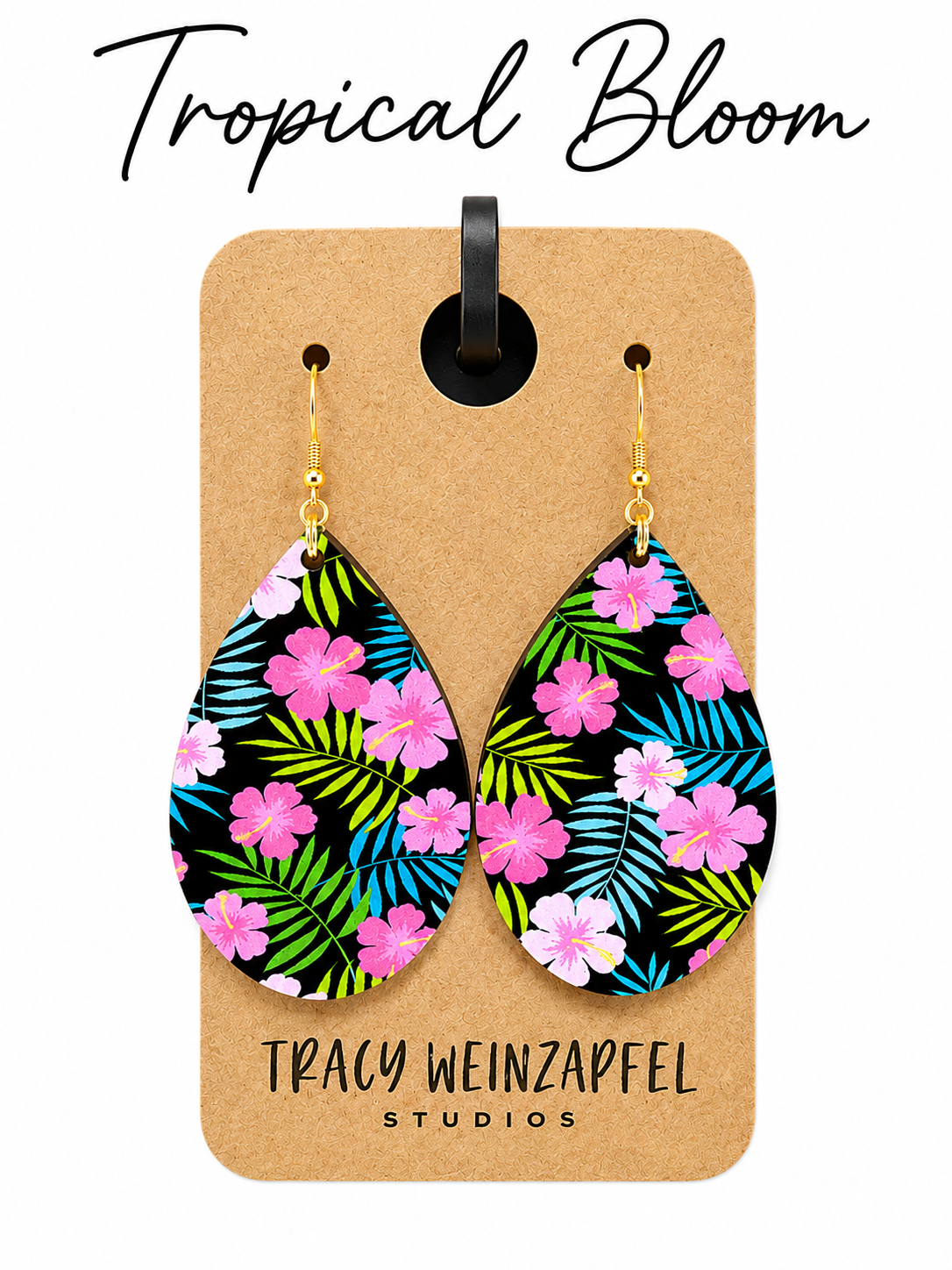 Teardrop Acrylic Earrings