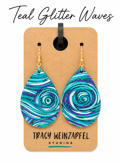 Teardrop Acrylic Earrings
