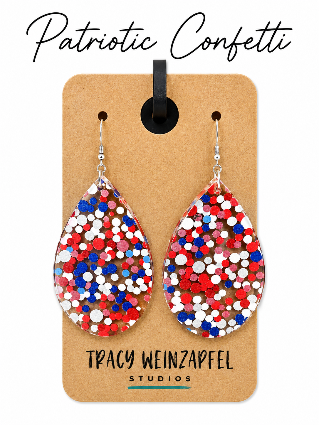Teardrop Acrylic Earrings