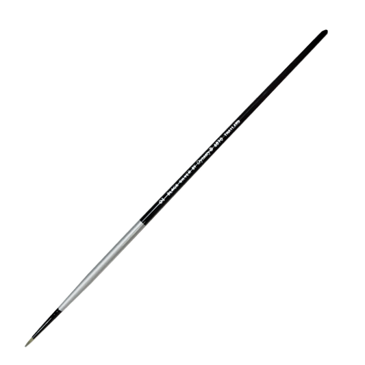 Dynasty Black Silver Brush - 2 Round