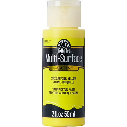 CLEARANCE Plaid FolkArt Multi Surface Satin - 2 oz. (variety of colors)