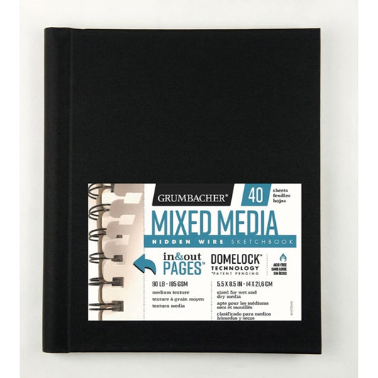 Grumbacher Hardcover Mixed Media Art Journal 5.5 X 8.5