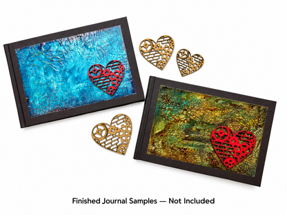 Steampunk Hearts – 3-Pack of Laser-Cut 1/8" MDF Diecuts