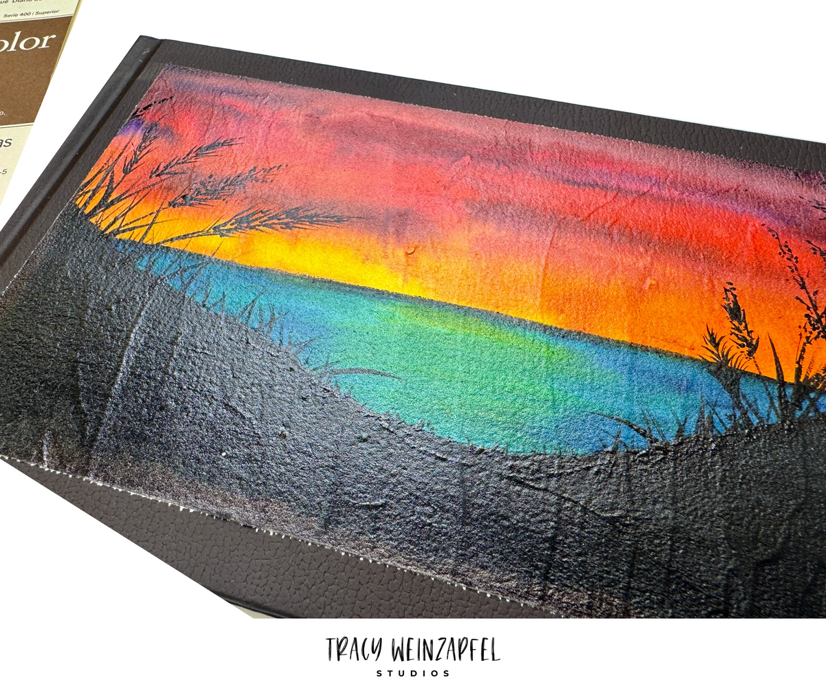 Watercolor Journal - Original cover hand-painted by Tracy Weinzapfel—each journal is one of a kind.