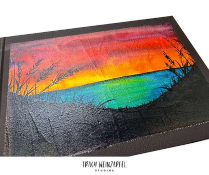 Watercolor Journal - Original cover hand-painted by Tracy Weinzapfel—each journal is one of a kind.