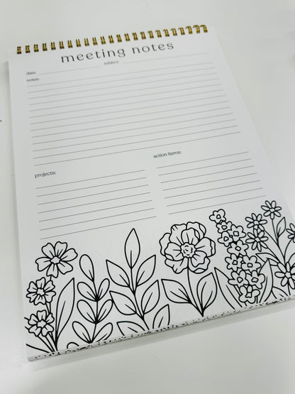 Color-In Meeting Notes