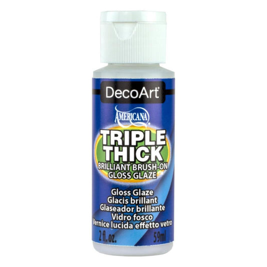DecoArt Triple Thick Gloss Glaze - 2 oz