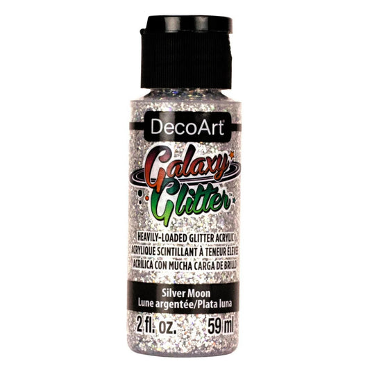 DecoArt Galaxy Glitter 2 oz. - Silver Moon