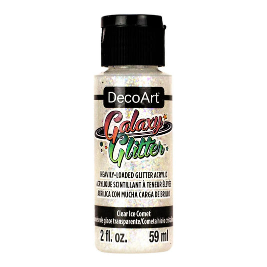 DecoArt Galaxy Glitter 2 oz. - Clear Ice Comet