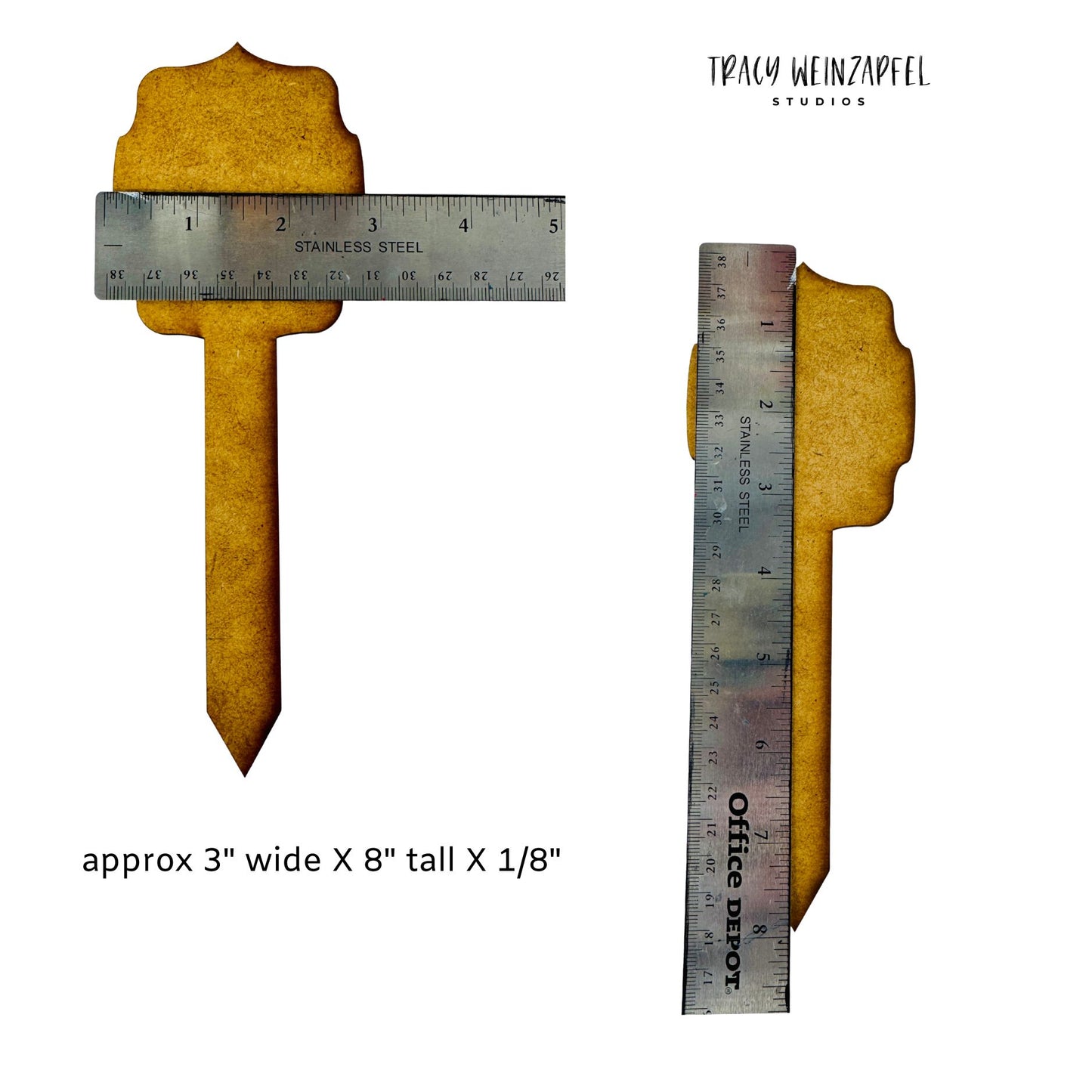 Bloom Garden Stakes – Hand paintable MDF Set (6)