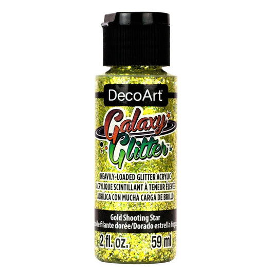 DecoArt Galaxy Glitter 2 oz. - Gold Shooting Star