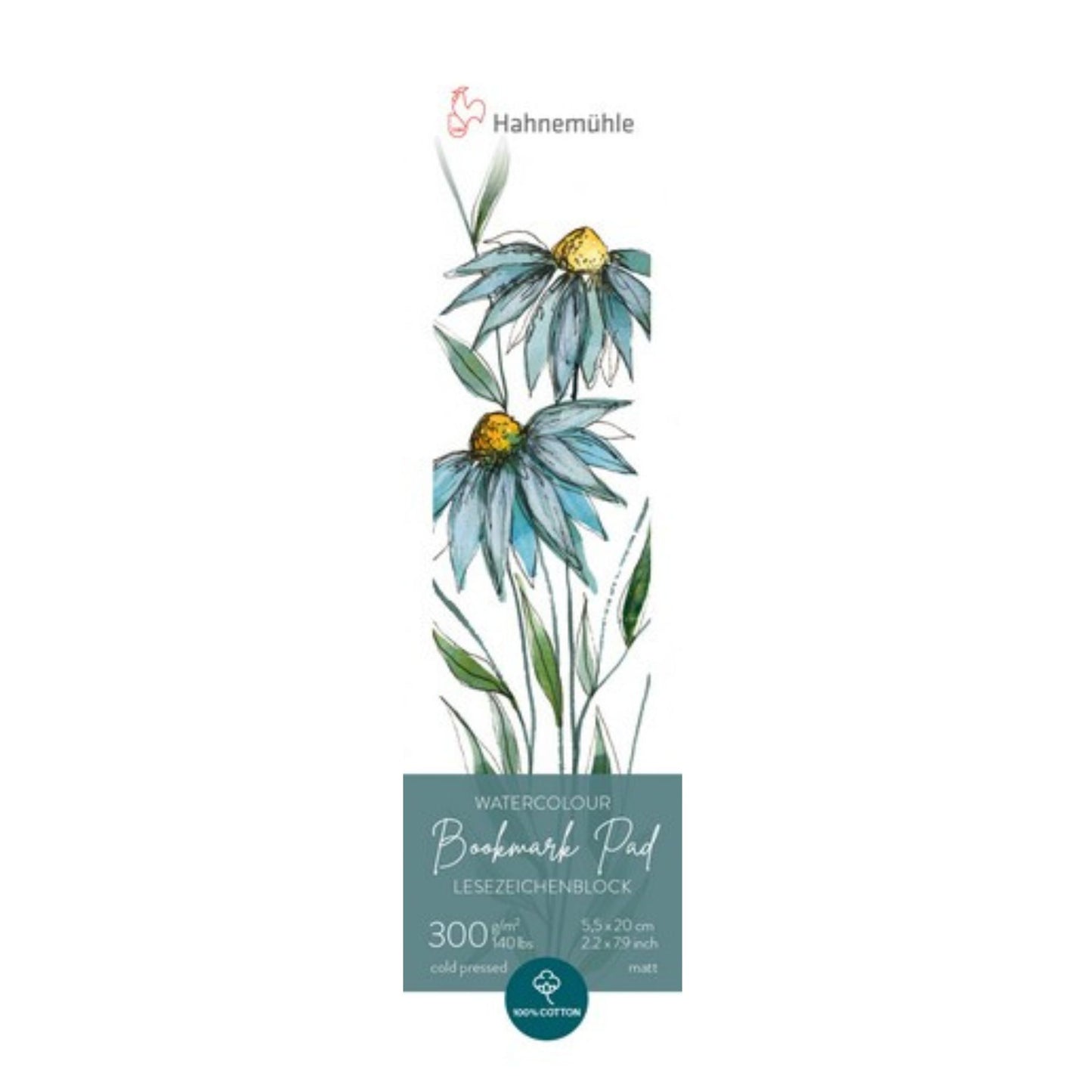 Hahnemuhle Watercolor Bookmark Pad - White