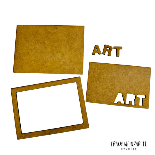 5" X 7" - 1/8" MDF "ART" Frame Kit