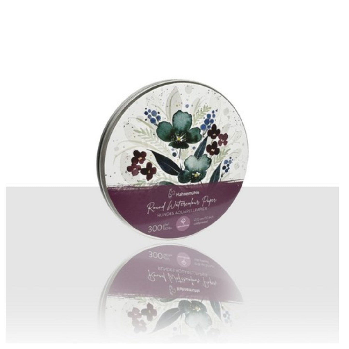 Hahnemuhle Round Watercolour Paper in Metal Tin