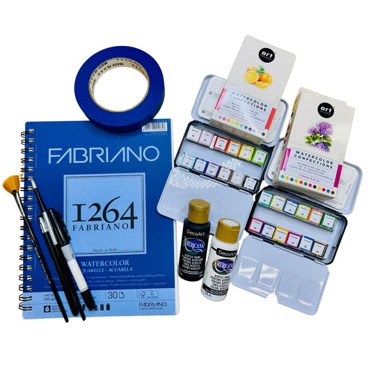 Wildflower Bold January 2026 Challenge - Complete Kit (Fabriano Journal)