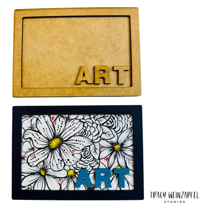5" X 7" - 1/8" MDF "ART" Frame Kit