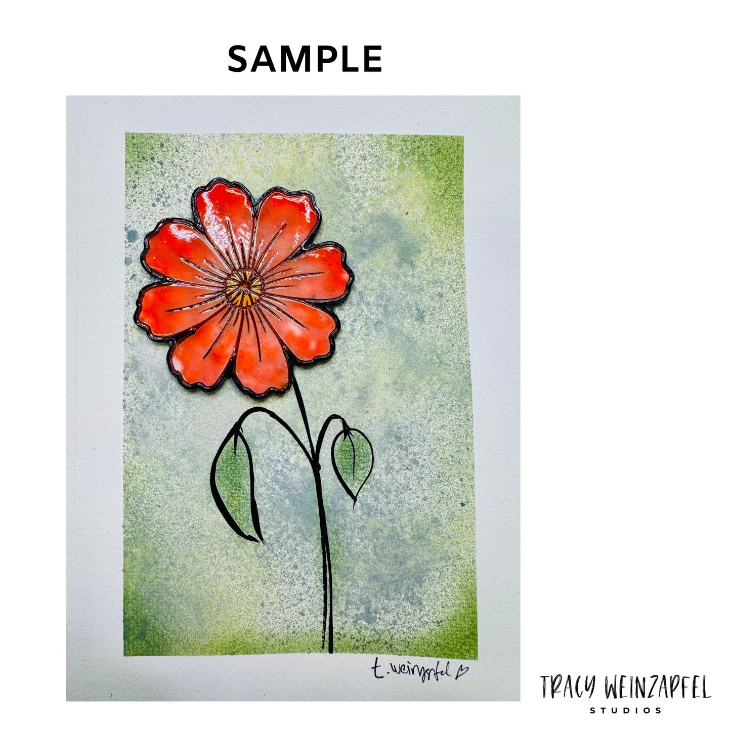 Etched Floral Embellishments 1/8" MDF - Medium (Set of 12)