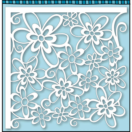 Dare 2b Artzy - Corner Flower Stencils