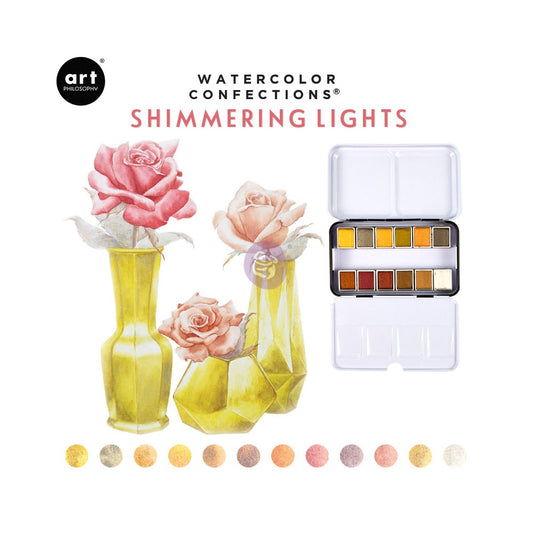 Watercolor Confections - Shimmering Lights