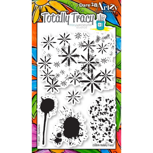 Totally Tracy Acrylic Stamps - Splatters (TT18027)