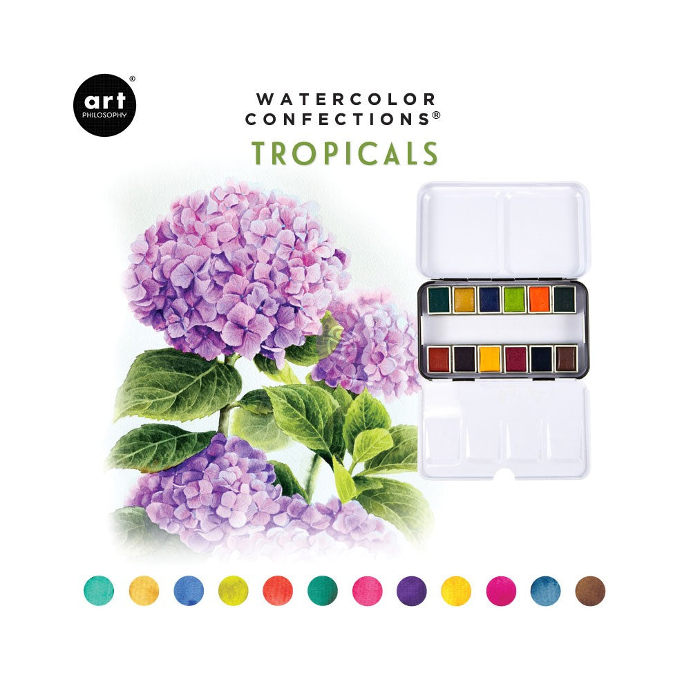 Watercolor Confections - Tropicals
