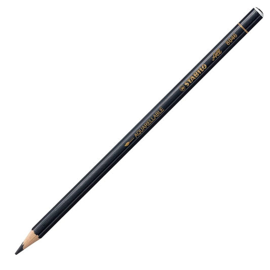 Stabilo Black Aquarellable Pencil - Black