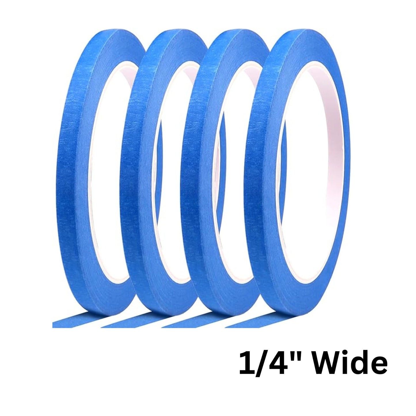 Blue Painter's Tape 1/4 Inches x 30 Yards - 1 Roll