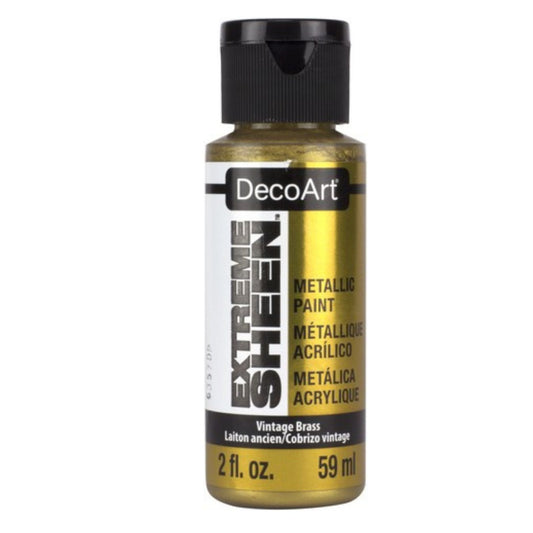 DecoArt Extreme Sheen Metallic Acrylics - Vintage Brass