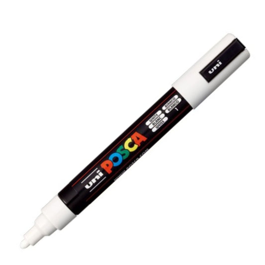 POSCA PC-5M Acrylic Paint Marker - White