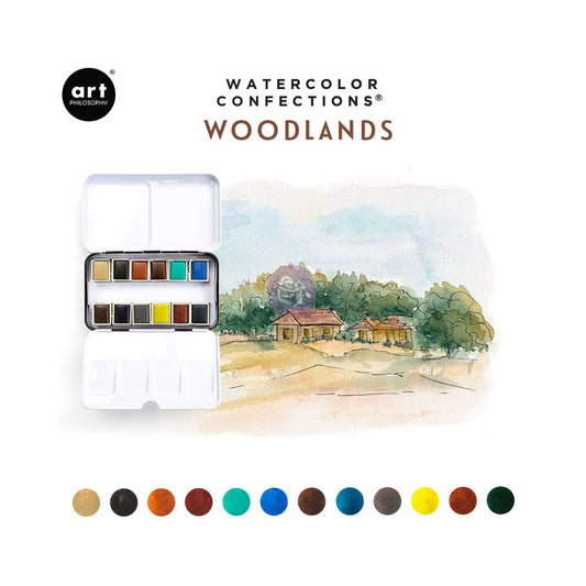 Watercolor Confections - Woodlands
