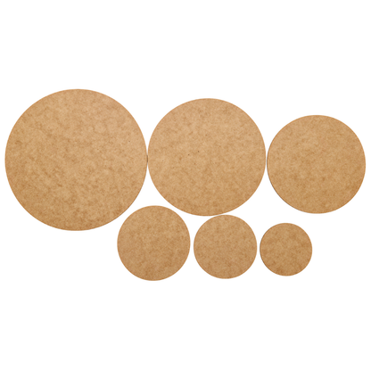 Artful Blank Surfaces – Round Collection – Round MDF Painting & Mixed Media Boards