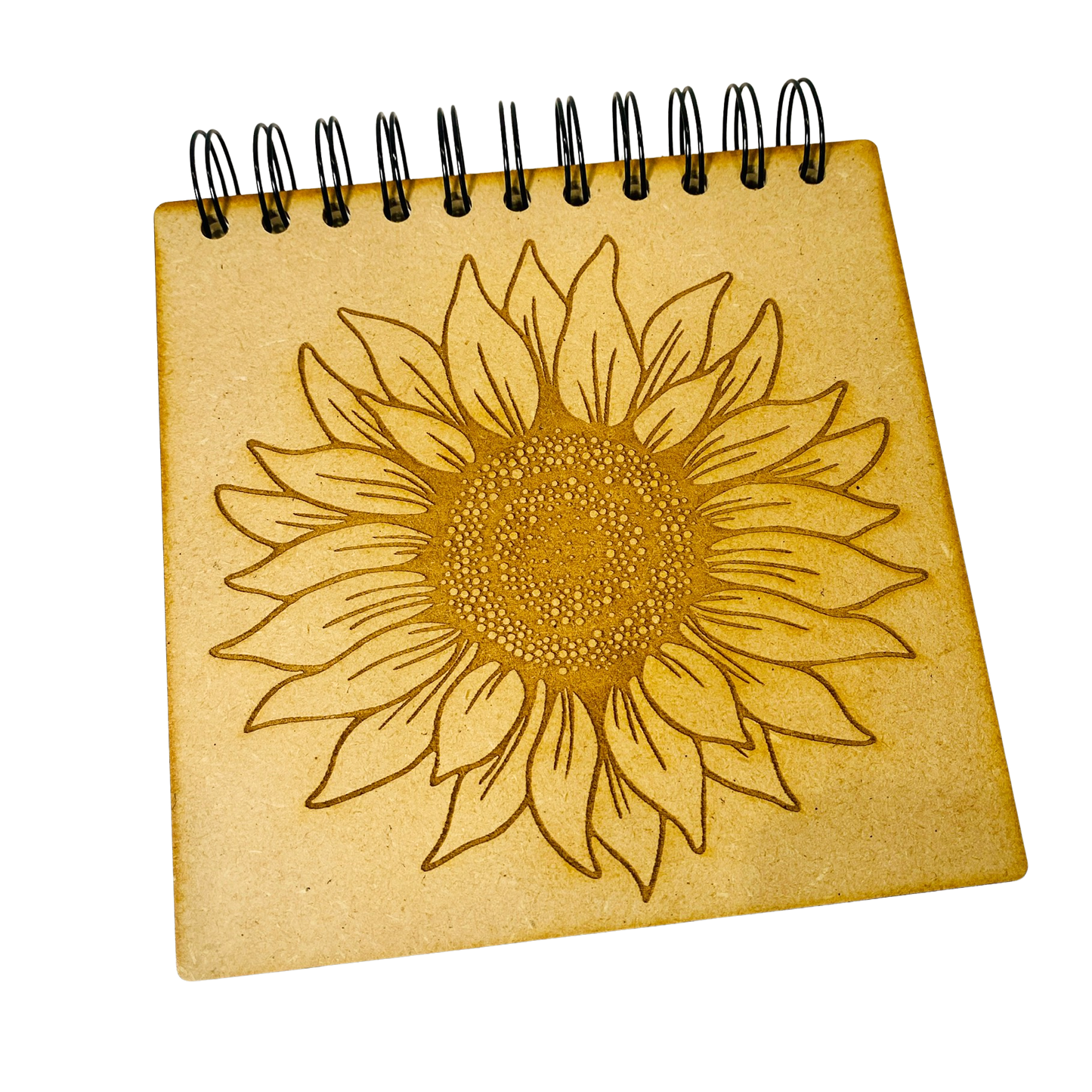 Sunflower 6 X 6 Watercolor Art Journal