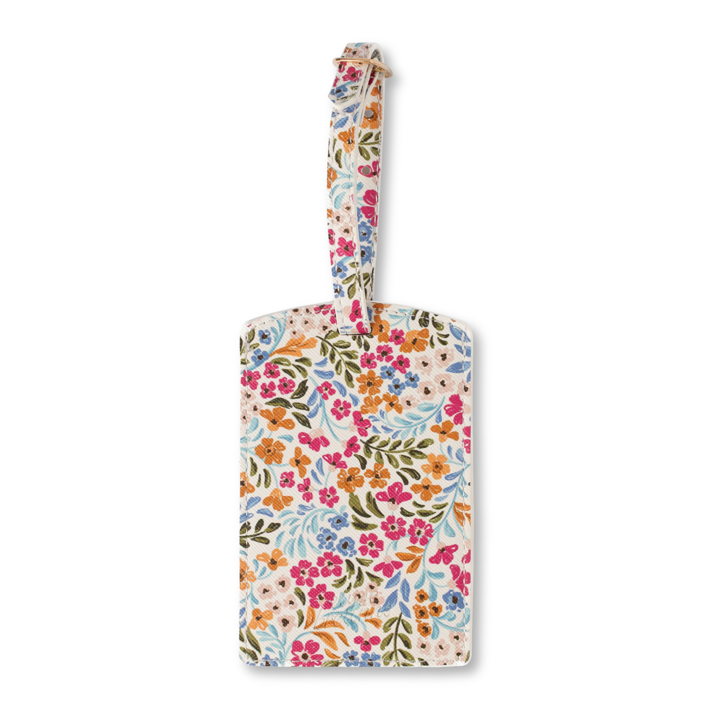 Floral Luggage Tag