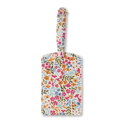 Floral Luggage Tag