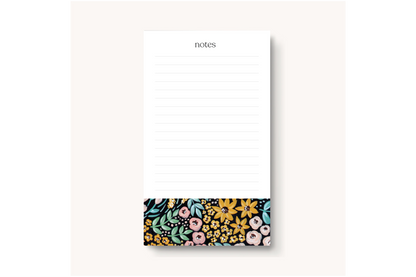 Floral Lined Notepad