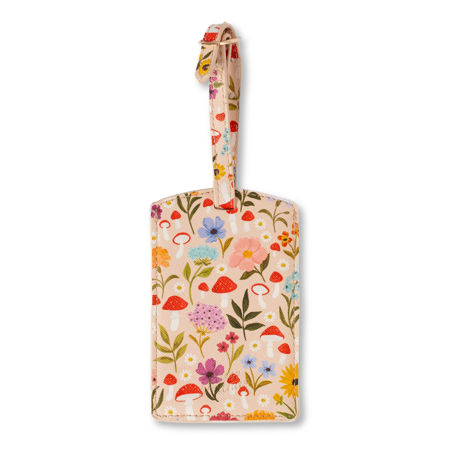 Floral Luggage Tag
