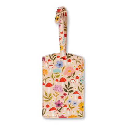 Floral Luggage Tag