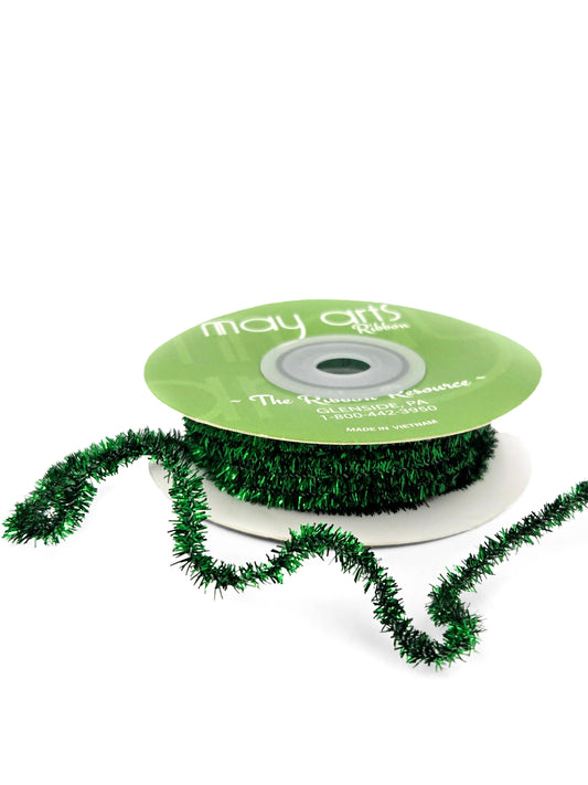 1/4" Green Tinsel String - 1 Yard