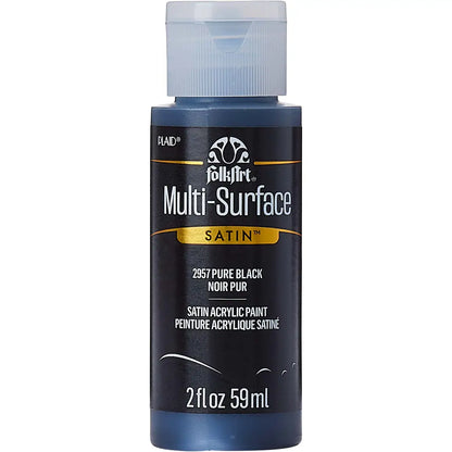 CLEARANCE Plaid FolkArt Multi Surface Satin - 2 oz. (variety of colors)