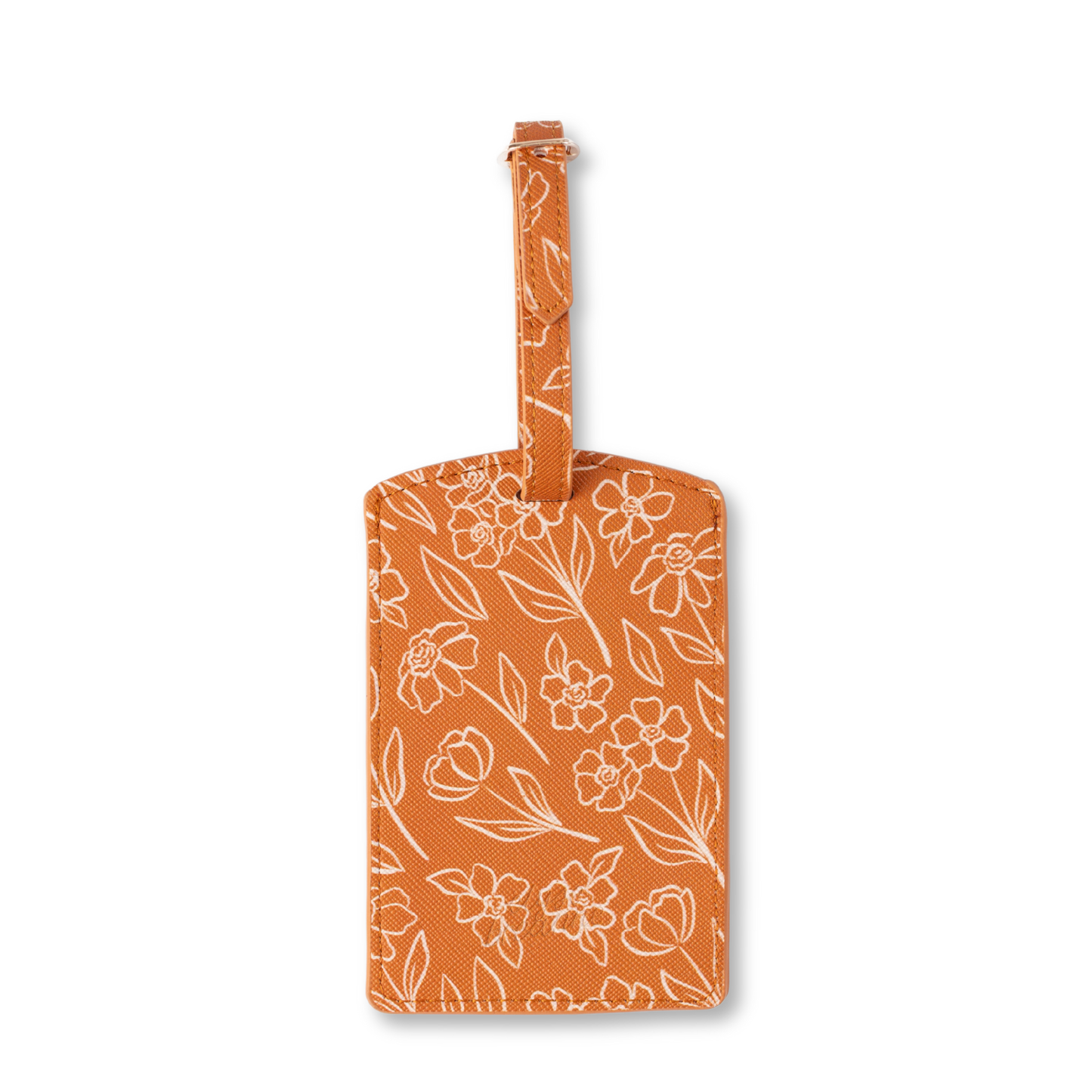 Floral Luggage Tag
