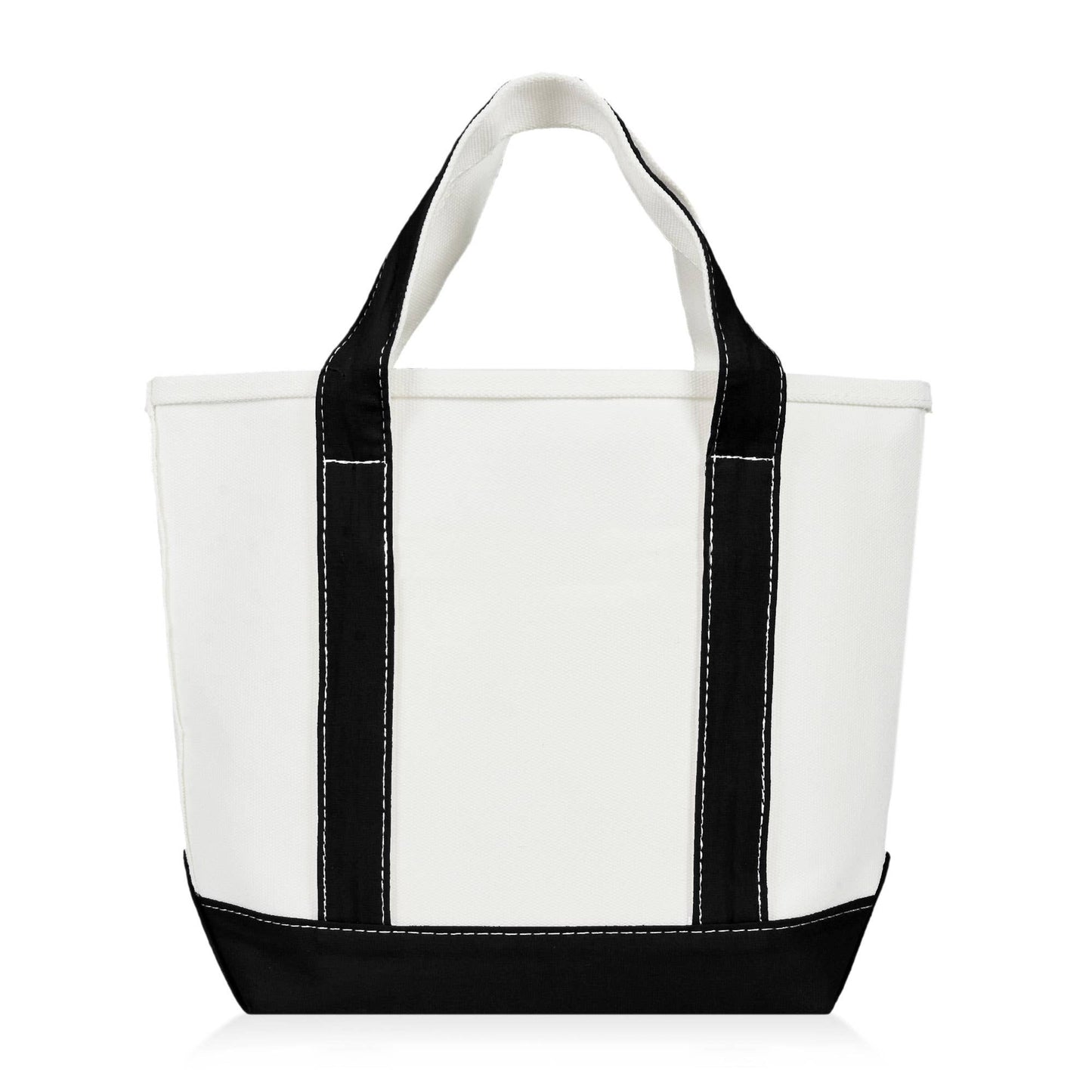 Dalix 14" Artful Journey Premium Mini Canvas Tote Bag